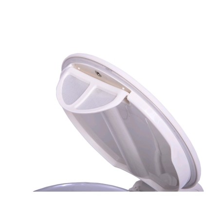 Electric kettle Oursson EK1732W/IV, plastic, glass flask, 1.7 l, 2200 watts, white-4
