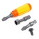 The designer of the screw "tractor with a trailer", with a screwdriver, and accessories