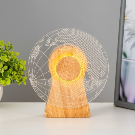 Sorry “Globe” LED LED is spinning 6W USB 15x4x16 cm Risalux-2