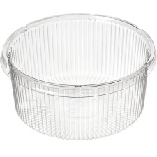 Container SK-050, round, transparent color, size 13.2 x 13.2 x 5.7 cm, volume of 500 ml