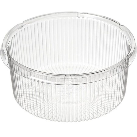 Container SK-050, round, transparent color, size 13.2 x 13.2 x 5.7 cm, volume of 500 ml
