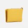 Women's wallet on the button, yellow color