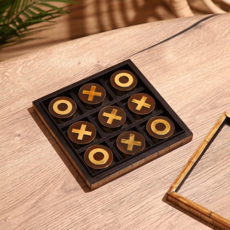 Game of desktop "Cross-cuts" 16x16 cm, polyurez, bone-2