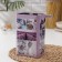 Bank with a lid for bulk products "Lavender", 2.7 liters, rectangular, 13.5 × 9.5 cm, color and pattern mix