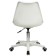 Armchair for operator Brabix Eames MG-310 PL, white plastic, eco-leather white