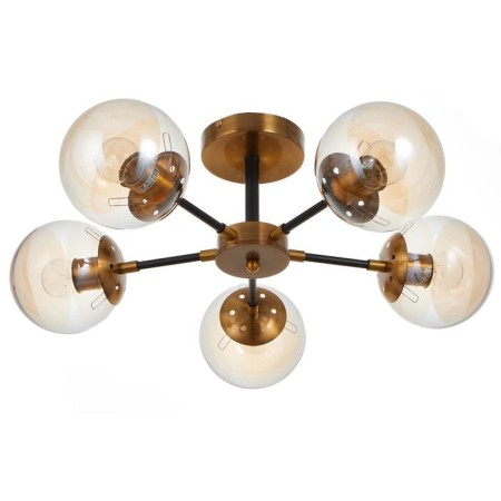 Economic chandelier Nick 5x60W E27, bronze60x60x21 cm