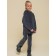 Sweatshirt for girls, height 110 cm, dark gray color