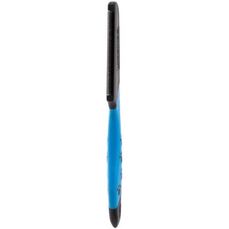 Delight comb, anti-blocking, 67 teeth 13 mm, with an ergonomic handle, black and blue-1