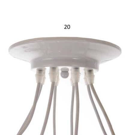 Lamp "Spider" 8x40W E27 white 80x80x90 cm-8