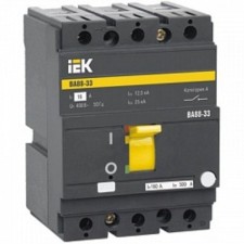 Automatic IEK switch, three-pool, 80 A, VA 88-33, SVA20-3-0080