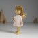 Polystone souvenir "Angel in a pink shirt with an asterisk" 6.5x5x13.5 cm