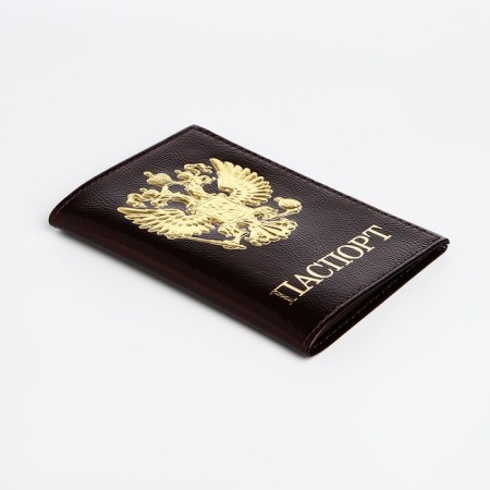 Passport cover, brown color-2