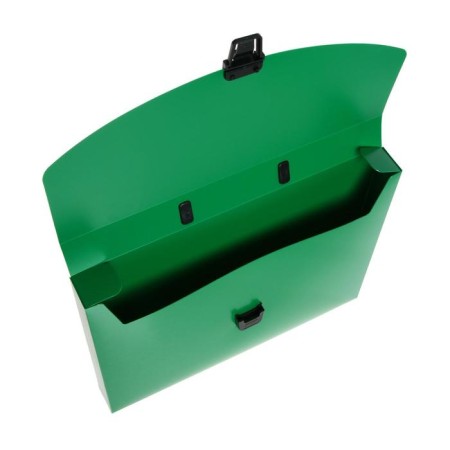A4 Calligrata Portfli folder, 1 department, 700 μm, up to 300 sheets, green-3