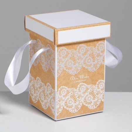 A set of boxes 3 in 1 "Lace", 10 × 18, 14 × 23, 17 × 25 cm-3