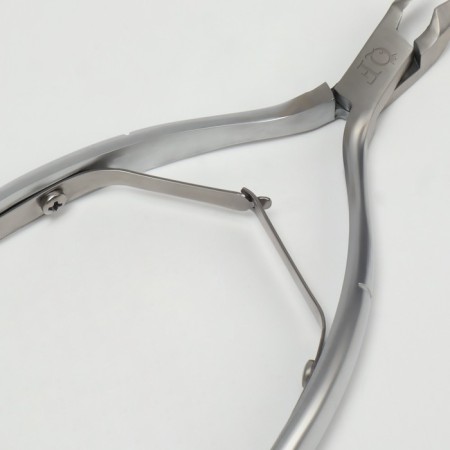 Manicure nippers for cutter “Premium”, double spring, 11.4 cm, blade length - 6 mm, silver color-8