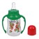 A bottle for feeding "Fruits", fitted, with handles and 2 silicone nipples, 125 ml, from 6 months.