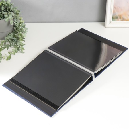 Photo album magnetic 30 sheets "river and forest. Abstraction" Density 300 g 28x27x3 cm-2