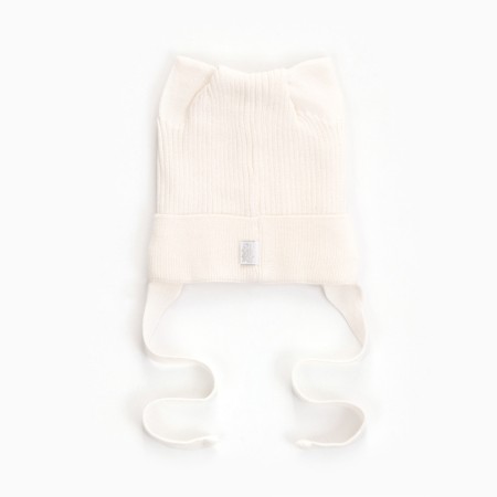 Baby hat, milk color, size 50-52-2