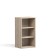 Hinged canter 400x300x720 oak milk/blue