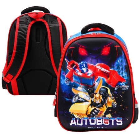 School backpack, 39 cm x 30 cm x 14 cm "robots", transformers-9