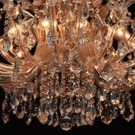 Louise chandelier 10x60W E14 gold-5
