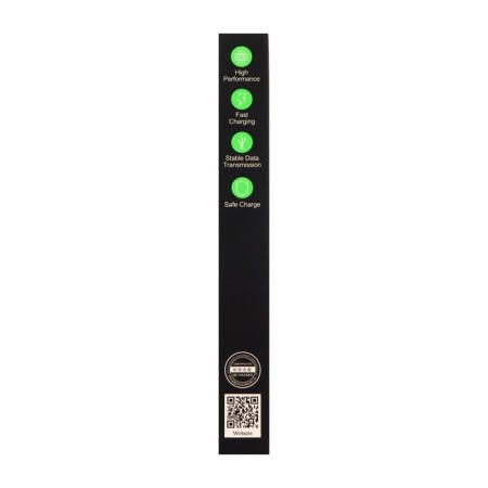 Hoco U112, Lightning cable, 2.4 A, 1 m, luminous, gut-8
