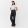 Women's pants (eco -leather) minku: eco leather Black color, size 48