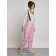 Semi -combinezone ski insulated female winter, size 42, pink color