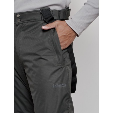 Semi -combinezone ski insulated male winter, size 48, khaki color-8
