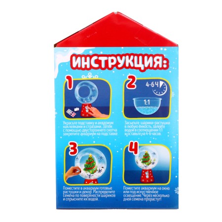 Set for experiments "New Year Florarium"-11