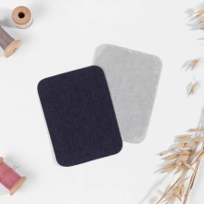 Clothes for clothing, 10 × 7.5 cm, heat -miles, steam, jeans color