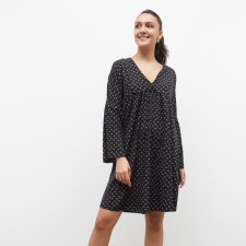 Women's dress Minaku: Green Trend Black Color, Rr. 48