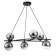 Suspension lamp 6x40W E14, size 68x33x104 cm