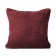 Decorative pillowcase "Tina", size 45x45 cm, burgundy color