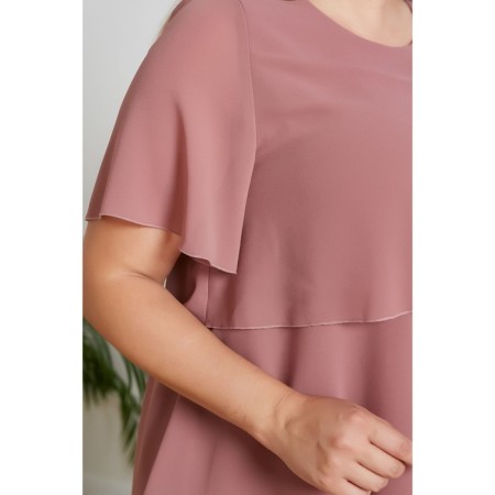 Women's dress, size 58, powder color-5