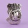 Metal icon "Panda" 1.4 x 1.7 cm
