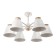 Chandelier 1064/6wt e27 60W white 75x75x50 cm Bayerlux