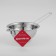 A colander made of stainless steel of the India, 750 ml, d = 16 cm, a long handle