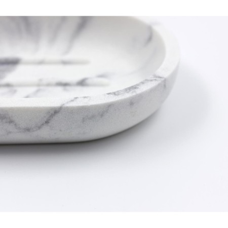 Joy Home soap dish, Polyires, white marble-1