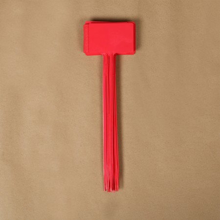 Garden signs for marking, 34 cm, set 10 pcs., Plastic, color mix, Greengo-10