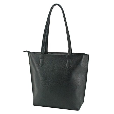 Women's bag B2810-00140, Black, genuine leather color, 30x11x35 cm-1