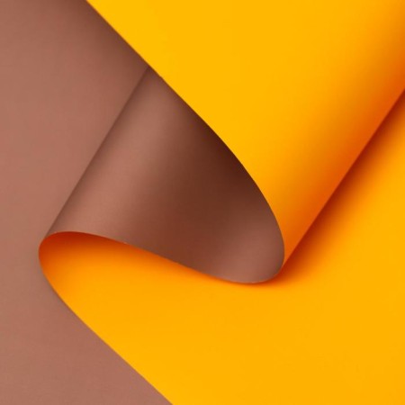 Matte, chocolate, orange film, 0.58 x 10 m
