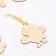 Harvesting for creativity. Wood painting "Easter: Chickens", 5 pcs