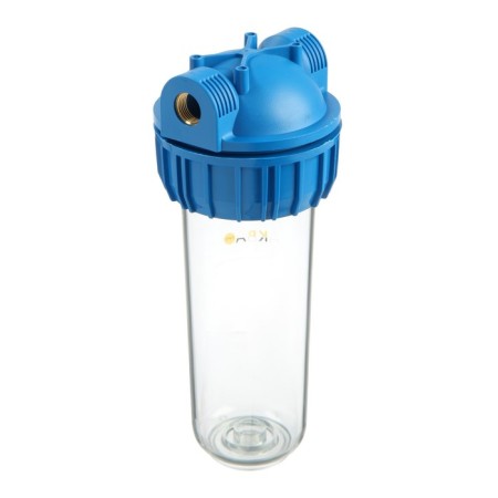 Aquakratos filter case AKV-130, 1/2 ", for cold water, a key, with a nut, a transparent-1