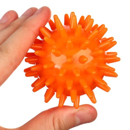 Developing massage ball "Montstrika", diameter 6 cm, orange color, crumb I-8