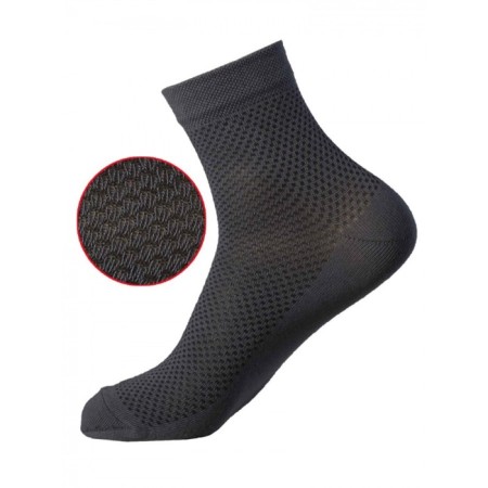 Set of male socks, size size 25, 6 pairs, dark gray color-1
