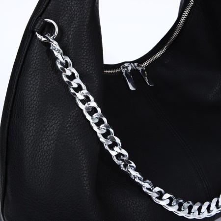Load bag with lightning, external pocket, black color-3