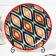Lryagan Round Rishtan Ceramics 28 cm, Atlas in Dagger Pack