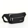 Lightning waist bag, 2 outer pockets, black color
