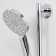 Shower set of Wasserkraft A144, watering can 3 modes, stand, hose, chrome